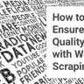 Data Quality with Web Scraping