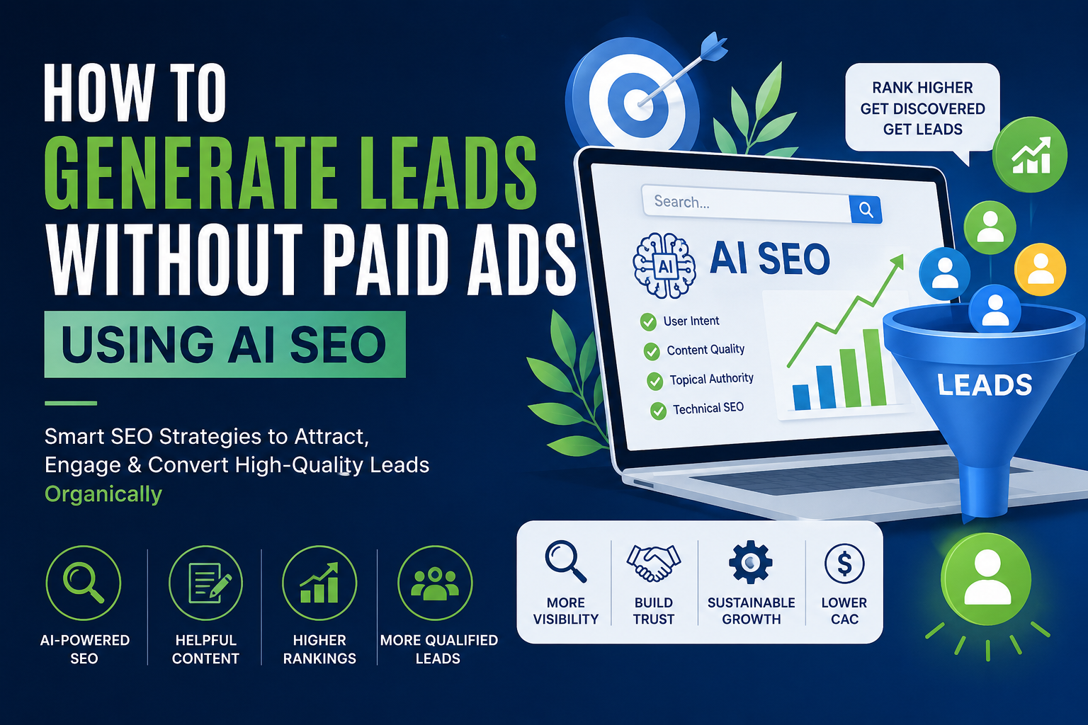 Generate Leads Without Ads Using AI SEO