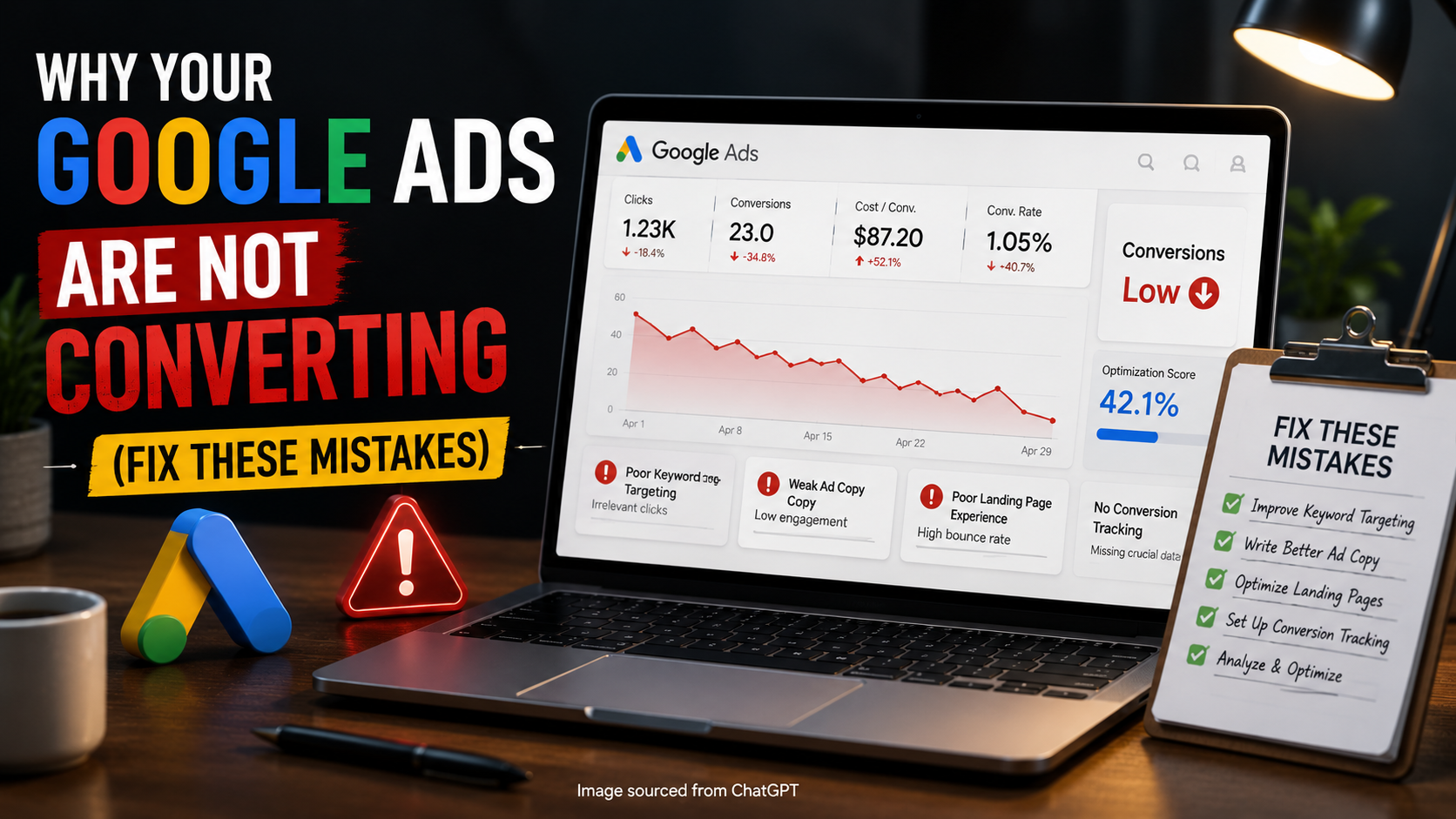 Why Your Google Ads Are Not Converting (Fix These Mistakes)